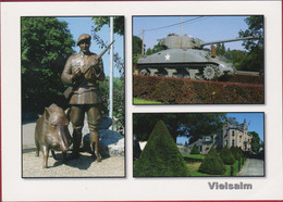Vielsalm Tankmonument M4A1 Sherman Tank WW2 Bataille Des Ardennes Monument Statue Chasseur Chasse Hunting Sanglier - Vielsalm