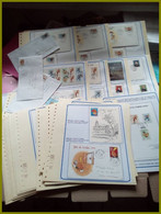 DE 2000 à 2008 SUR FEUILLES ALBUM Et EXPO JOURNEE DU TIMBRE BANDE DESSINEE Tintin Gaston Boule Bill Luky Luke Disney - Stamp Day