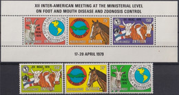 F-EX19585 NEDERLAND ANTILLES MNH 1979 FOOT ZOONOSIS CONTROL HORSE CAO BULL - Farm