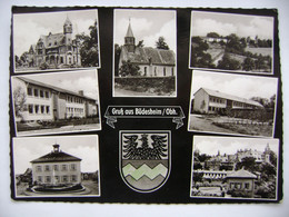 Büdesheim / Obh. - Mehrbildkarte, Wappen - Ca 1960s Used - Main - Kinzig Kreis