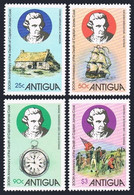 121.ANTIGUA 1979  SET/4 STAMP CAPTAIN JAMES COOK , SHIPS . MNH - Autres & Non Classés