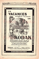 KODAK   Chambre Noire Inutile  Publicité  ADS  1909      Illustrateur Tournois-Doumencq   Photographie - Publicités