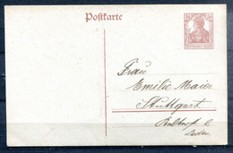 ALLEMAGNE - Ganzsache (Entier ) Michel P109 - Postcards