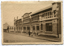 CPA Carte Postale - Belgique - Frameries - Ecole Communale - Rue De La Victoire - 1934 (DG14937) - Frameries