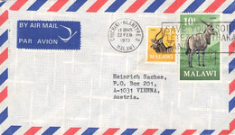 MALAWI - AIRMAIL 1973 - VIENNA/AT /T135 - Malawi (1964-...)