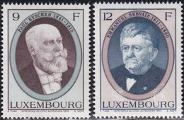 L-Luxemburg 1990. Luxemburger Staatsmänner (B.2732 - Unused Stamps