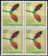 L-Luxemburg 1990. Luxemburger Naturfreunde 4-Block (B.2733.1) - Unused Stamps
