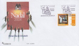 Enveloppe  FDC  1er  Jour   ANDORRE  ANDORRA    Noël    2004 - Autres & Non Classés