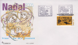 Enveloppe  FDC  1er  Jour   ANDORRE  ANDORRA    Noël    2005 - Altri & Non Classificati