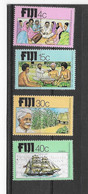 Fidji N° 393 à 396**  Sujets Divers - Fidji (1970-...)