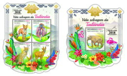 MOZAMBIQUE 2018 **MNH Wildlife Of Thailand M/S+S/S - OFFICIAL ISSUE - DH1852 - Otros