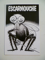 Carte Postale Illustrateur Bernard VEYRI / Dessin Unique Dédicace Ch Lejeal / L'escarmouche 94 - Veyri, Bernard