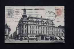 ROUMANIE - Affranchissement Recto Et Verso De Bucarest Sur Carte Postale En 1906 Pour La France - L 78907 - Lettres & Documents