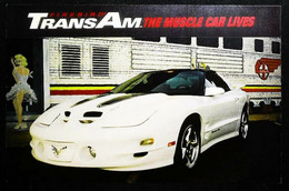 ► PONTIAC  Firebird & Marilyn Monroe Wall Painting 1998  - Automobile Publicity   (Litho In U.S.A.) - Rutas Americanas