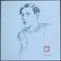 Juillard - Portraits - RARE Ex Libris Signé Et Tampon - Reservé Souscripteurs - Künstler J - L