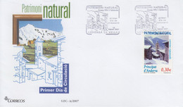 Enveloppe  FDC  1er  Jour   ANDORRE  ANDORRA    Patrimoine  Naturel    2007 - Other & Unclassified