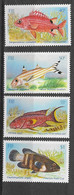 Fidji N° 527 à 530**  Faune Marine, Poissons - Fidji (1970-...)