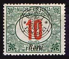 RAR Romania Rumänien 1919 Oradea Großwardein Porto Mi 6 II Postfrisch - Transsylvanië