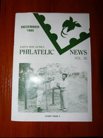 Philatelic News Papua New Guinea December 1985 - English (from 1941)