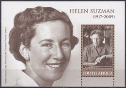 Südafrika South Africa RSA 2017 Geschichte History Persönlichkeiten Helen Suzman Politiker Politician, Bl. 159 ** - Ungebraucht