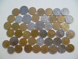 Lot De 47 Pièces De Monnaie / ITALIE Italy Coins - Other & Unclassified