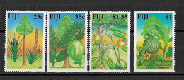 Fidji N° 625 à 628**  Sujets Divers Arbres De Futaie - Fidji (1970-...)