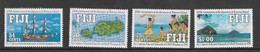 Fidji N° 646 à 649**  Sujets Divers Voiliers - Fidji (1970-...)