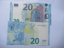 20 Euro-Schein UA (U002) Unc.Draghi, Preis Für Je, - 20 Euro