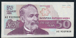 BULGARIA P101 50 LEVA 1992   #AE     AU+/UNC. - Bulgarije