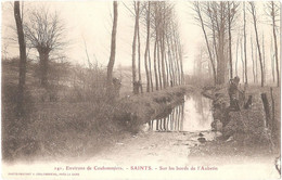 Dépt 77 - SAINTS - Sur Les Bords De L'Aubetin - (Éditeur Photo Pastant à Coulommiers, N° 141) - Beautheil-Saints - Otros & Sin Clasificación