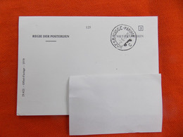 Briefkaart Belgie  Adreswijziging Stempel Roesbrugge Haringe 1980 ( Document N° 125 ) - Aviso Cambio De Direccion