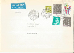 MADRID A ALEMANAI CASA REAL MAT CORREO AEREO SERVICIOS POSTALES JEFATURA DEL ESTADO - Altri & Non Classificati