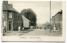 CPA Carte Postale - Belgique - Frameries - Rue De Mons - 1910 (DG14951) - Frameries