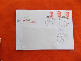 Omslag Belgie 1988 Duidelijke Stempel Van Leisele - Adreswijziging