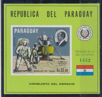 PARAGUAY     1970     BF  N°  100   ( Neufs Sans Charniere)    COTE   15 € 00 - Paraguay