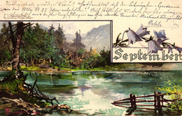 Monats-AK "September", Sign. Guggenberger, 1899 - Guggenberger, T.