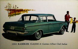 ► AM  RAMBLER  Classic & Aeromodelisme Aeromodelling  1962 - Automobile Publicity    (Litho In U.S.A.) - American Roadside