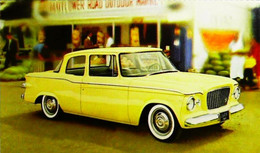 ► STUDEBAKER Smart LARK Sedan1961   - Automobile Publicity    (Litho In U.S.A.) Roadside - American Roadside