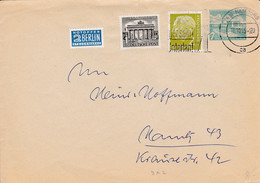 Berlin, PU 003 A1/001,  Blanco - Privé Briefomslagen - Gebruikt