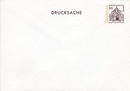 Berlin, PU 034 A2 001,  DRUCKSACHE In Braun - Privatumschläge - Ungebraucht