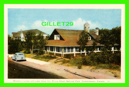 WASKESIU, SASKATCHEWAN - WASKESIU LODGE & LAKE VIEW INN, PRINCE ALBERT NATIONAL PARK - PECO -  OLD CAR - - Altri & Non Classificati