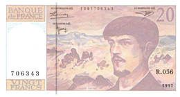 20 Francs Français "Debussy" état TTBC - 20 F 1980-1997 ''Debussy''