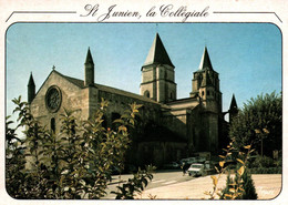 4844 Carte Postale SAINT JUNIEN La Collégiale XIe Et XIIe Siècle    87 Haute Vienne - Saint Junien