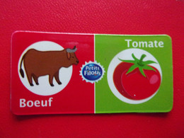 Magnet Petits Filous  Boeuf Tomate Tomato Pomodoro Beef Carne De Vaca Rindfleisch Manzo - Publicidad