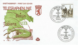 Germany / Berlin - Mi-Nr 693 FDC (f682)- - 1981-1990