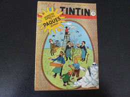 JOURNAL TINTIN N°12 1951 Couverture Hergé PAQUES - Tintin
