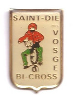 SP14 Pin's Cyclisme Vélo Bi Cross Saint Die Des Vosges Achat Immédiat - Cyclisme