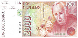 ESPAGNE 1992 2000 Peseta - P.162a.2 Neuf - UNC - [ 4] 1975-…: Juan Carlos I.