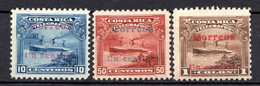 COSTA RICA - (Amérique Centrale) - 1911 - N° 80 à 83 - (Lot De 3 Valeurs Différentes) - Costa Rica