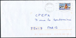 France - Timbre Adhésif YT A100 Seul Sur Lettre Oblitération NEC - Covers & Documents